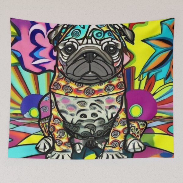 Item preview, The Pug designed and sold by cfbennettmedia.