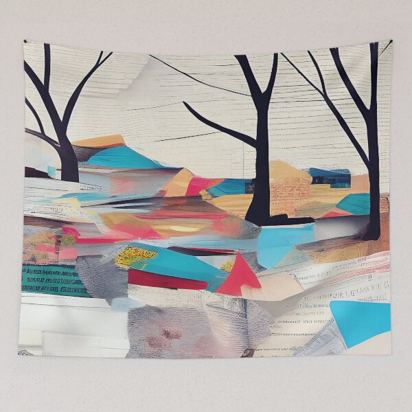 Item preview, Winter Landscape Collage  designed and sold by Dana Roper.