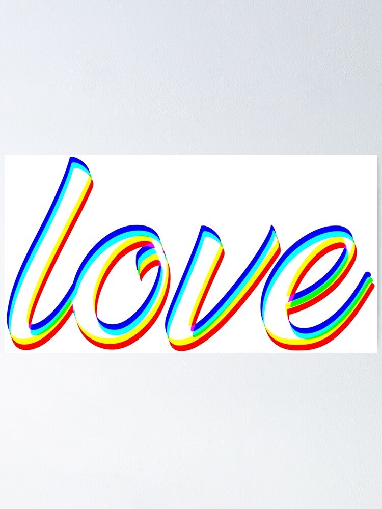 Thumbnail 1 of 3, Poster, Love designed and sold by Melcu.