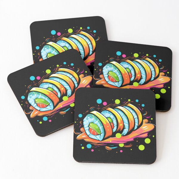 Artikelvorschau, Neon Sushi Playtime entworfen und verkauft von MuseOfMilo.