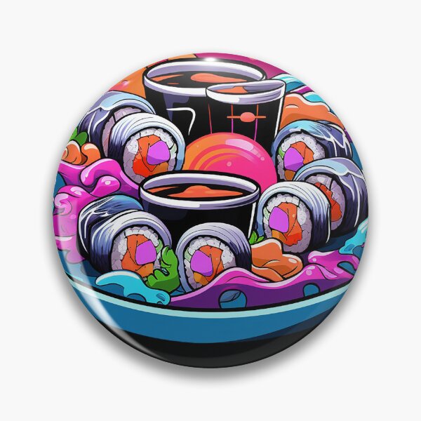 Item preview, Neon Sushi Playtime designed and sold by MuseOfMilo.