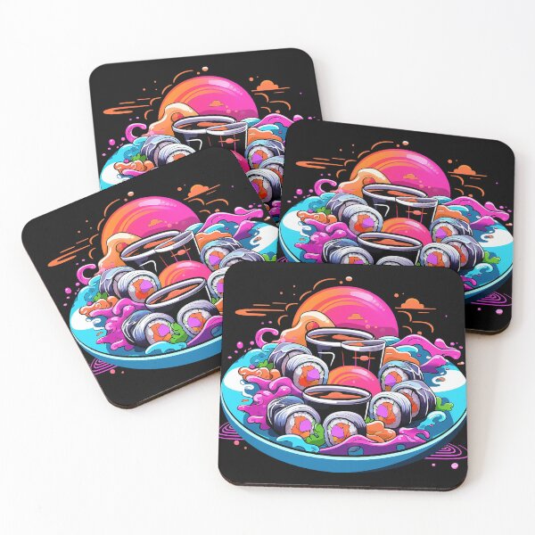 Artikelvorschau, Neon Sushi Playtime entworfen und verkauft von MuseOfMilo.