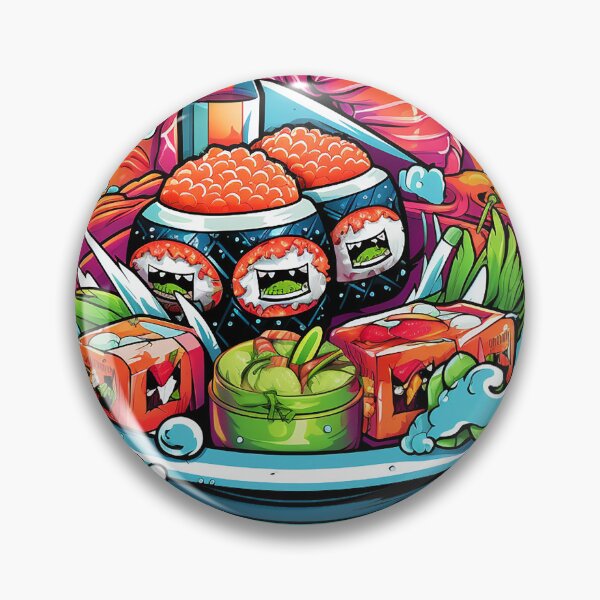 Item preview, Neon Sushi Playtime designed and sold by MuseOfMilo.