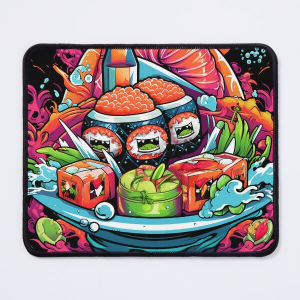 Item preview, Neon Sushi Playtime designed and sold by MuseOfMilo.