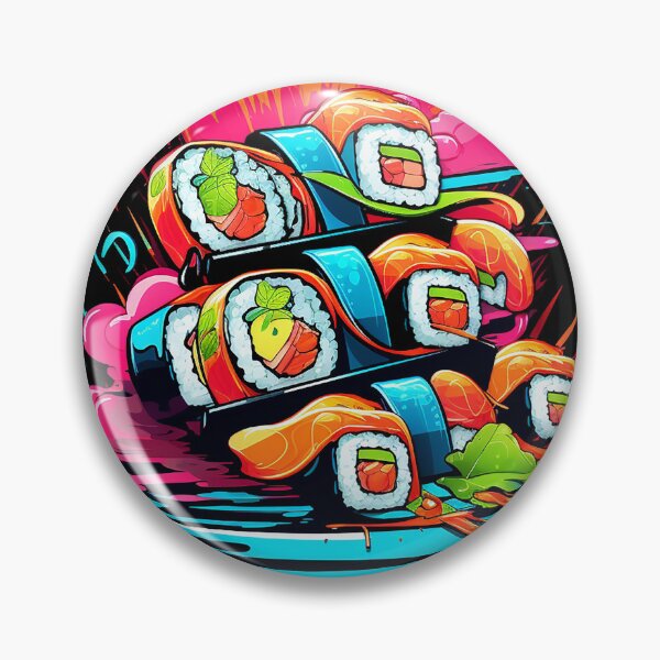 Item preview, Neon Sushi Playtime designed and sold by MuseOfMilo.