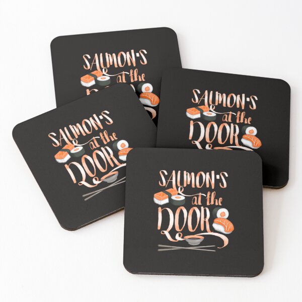 Item preview,  Salmon's At The Door   designed and sold by SabrynConroy.