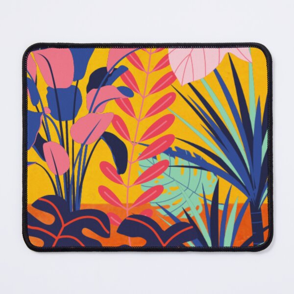 Item preview, Colorful Tropical Plant Leaves Background designed and sold by TheCatmeow2000.