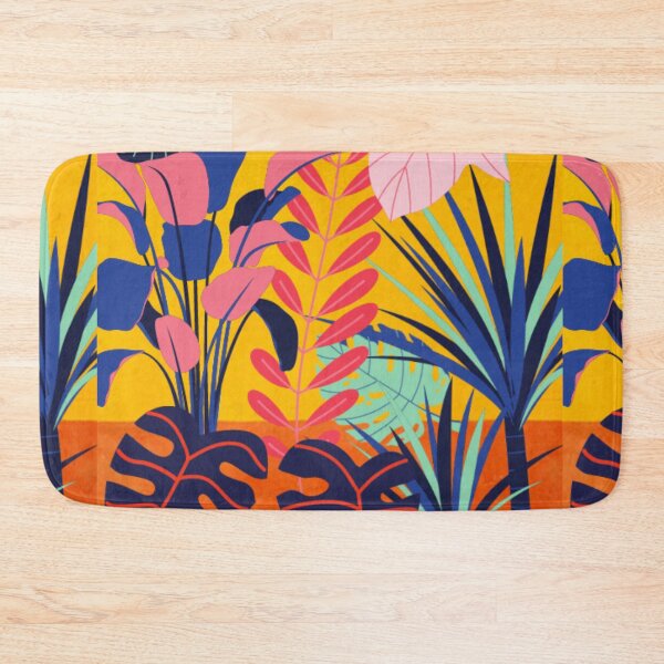 Item preview, Colorful Tropical Plant Leaves Background designed and sold by TheCatmeow2000.