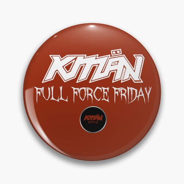 Item preview, KMaN - Full Force Friday - WHITE - colour through logo designed and sold by KmanRiffs.