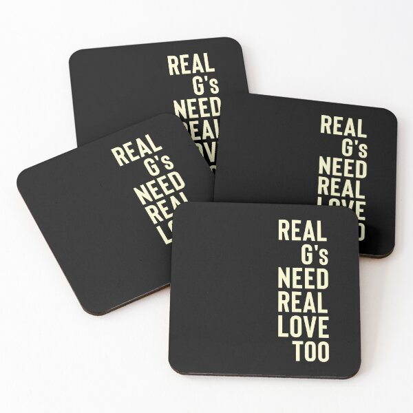 Item preview, Real Gs Need Real Love Too - Cream designed and sold by PEK1787.