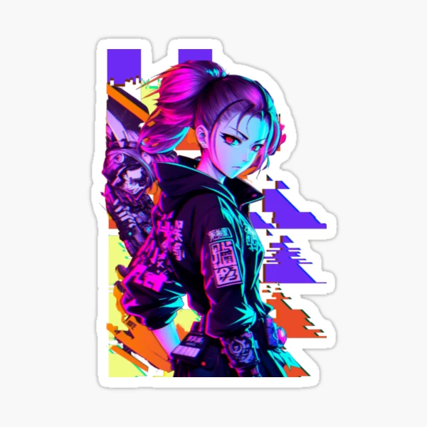 anime arth , anime , cyberpunk , anime girl , futurist Poster for Sale by  AnimeArth