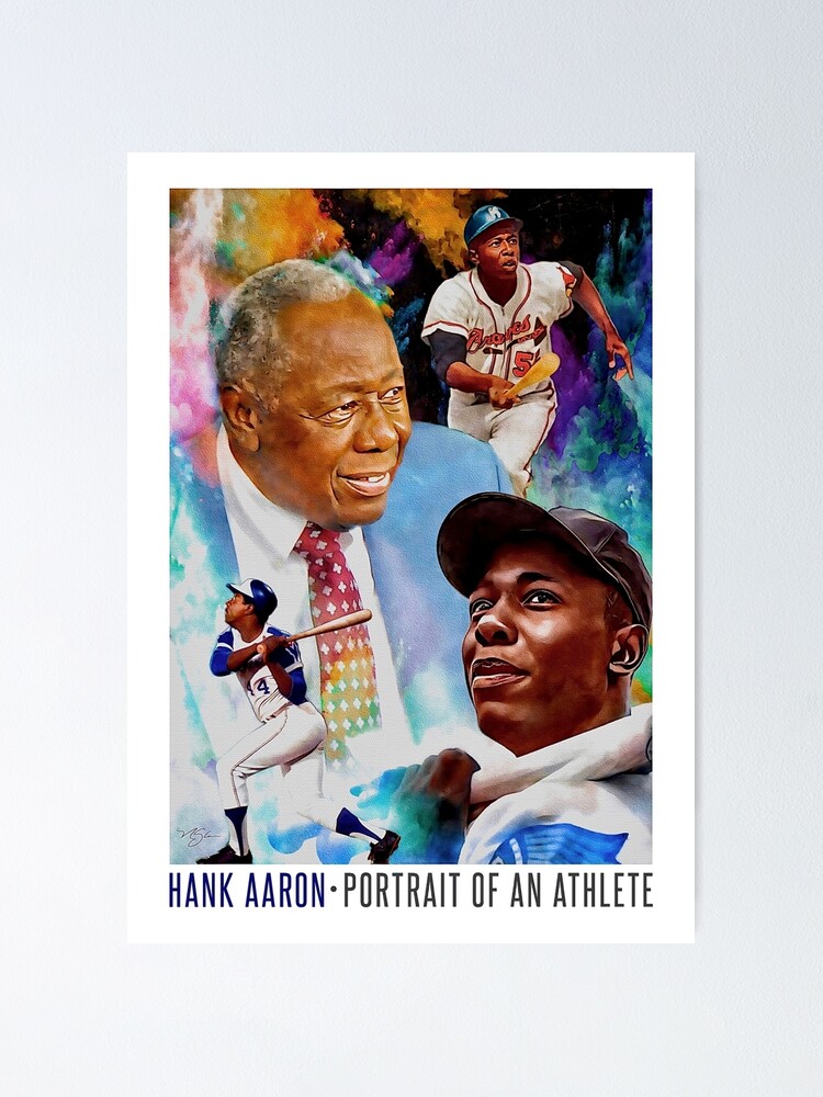 Art Prints, Historic Black Athlete, Hank Aaron