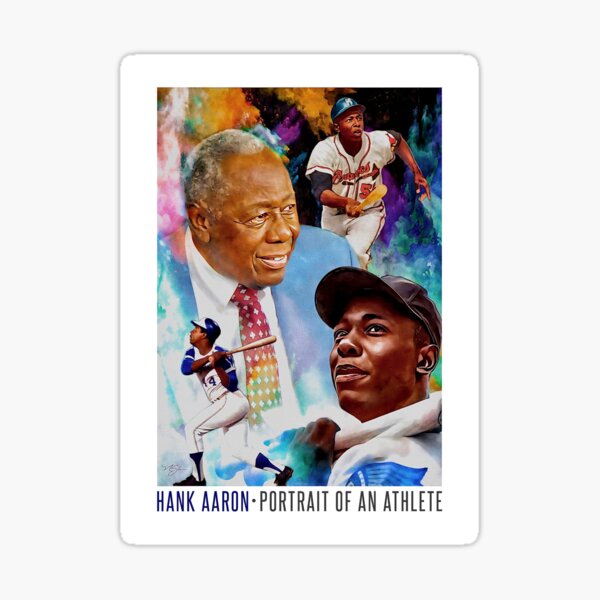Item preview, Hank Aaron Portrait of an Athlete Artwork designed and sold by Nick Starn.