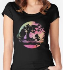 walking on the trees Women's Fitted Scoop T-Shirt