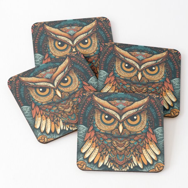 Item preview, Owl. Dynamic Color Combinations. designed and sold by SBD-Shop.