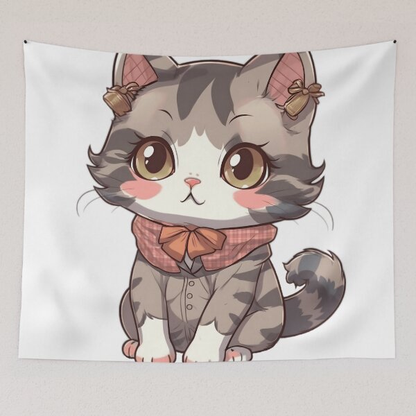 Aperçu de l'œuvre CHAT CHIBI MIGNON ET ADORABLE créée et vendue par Chatna-Chibi.