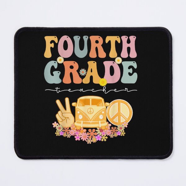Item preview, Fourth Grade Teacher Retro Groovy Vintage First Day Of Schoo designed and sold by KeeblerAlden.