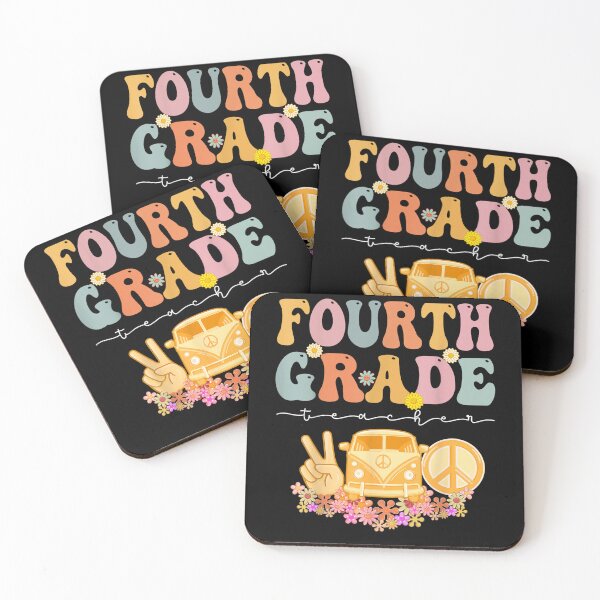 Item preview, Fourth Grade Teacher Retro Groovy Vintage First Day Of Schoo  designed and sold by KeeblerAlden.
