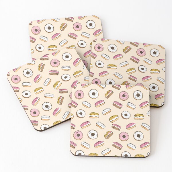 Item preview, Yummy sweet colourful donuts pattern designed and sold by mariakostory.