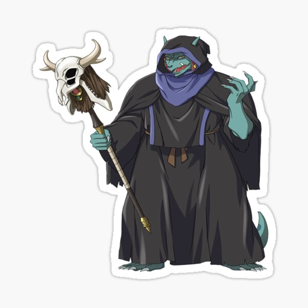 Lizard Priest Goblin Slayer Sticker for Sale by PunderfulShirts