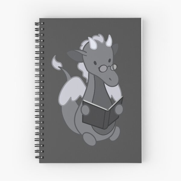 Item preview, Grey reading dragon designed and sold by SoapSuds7.
