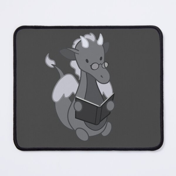 Item preview, Grey reading dragon designed and sold by SoapSuds7.
