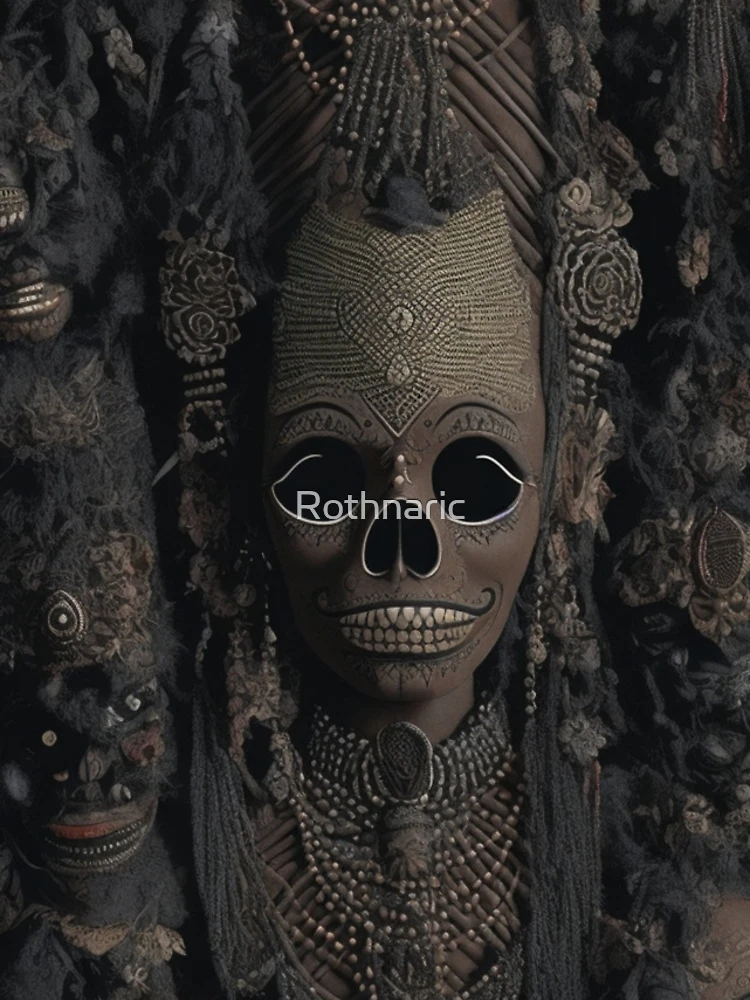 Thumbnail 4 of 4, Samsung Galaxy Phone Case, Dark Voodoo Ritualistic pattern designed and sold by Rothnaric.
