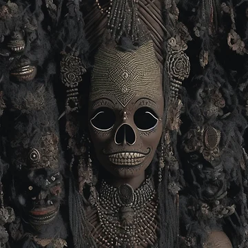 Artwork thumbnail, Dark Voodoo Ritualistic pattern by Rothnaric