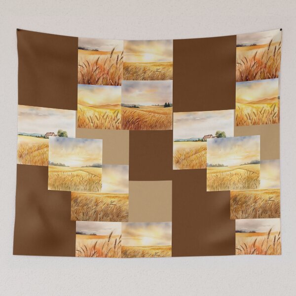 Item preview, Autumn Wheat Fields designed and sold by Bright76.