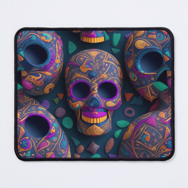 Item preview, Mardi Gras themed Voodoo pattern designed and sold by Rothnaric.