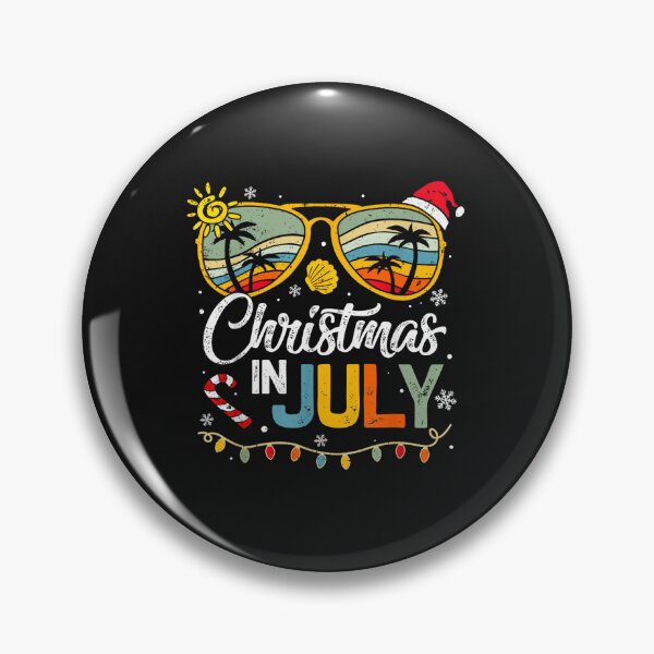 Item preview, Christmas in July Santa Hat Sunglasses Summer Vacation designed and sold by wootenyxxd.