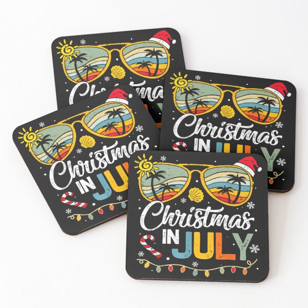 Item preview, Christmas in July Santa Hat Sunglasses Summer Vacation designed and sold by wootenyxxd.