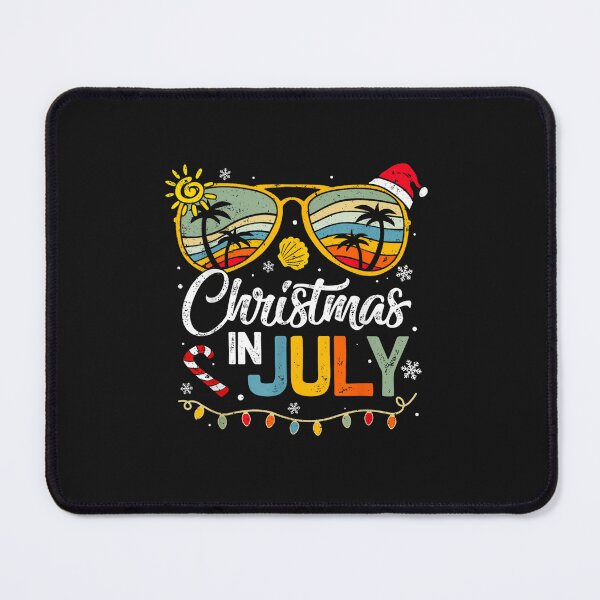 Item preview, Christmas in July Santa Hat Sunglasses Summer Vacation designed and sold by wootenyxxd.