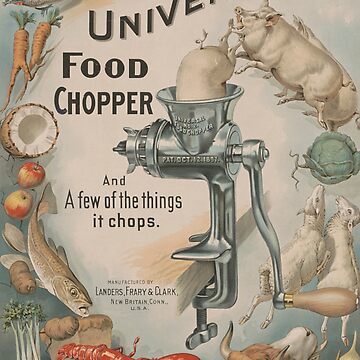 The Universal Food Chopper Commercial Poster for Sale by redoARTstore