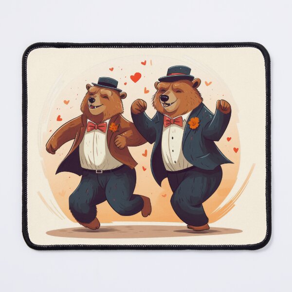 Item preview, Two Dancing Bears designed and sold by LilyBell6.