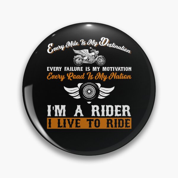 Item preview, Every Mile Is My Destination - Funny Gifts For Motorcycle Lovers by FanityPrints designed and sold by FanityPrints.