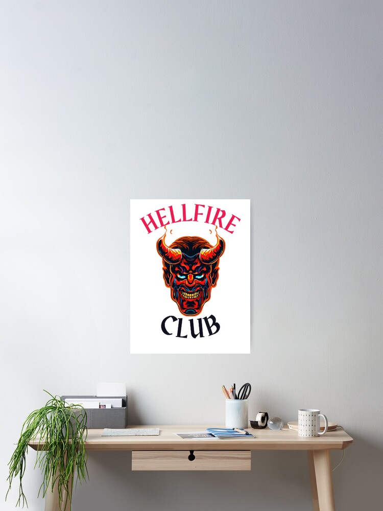 HELLFIRE CLUB Stranger Things  Poster for Sale by PetShopShirts