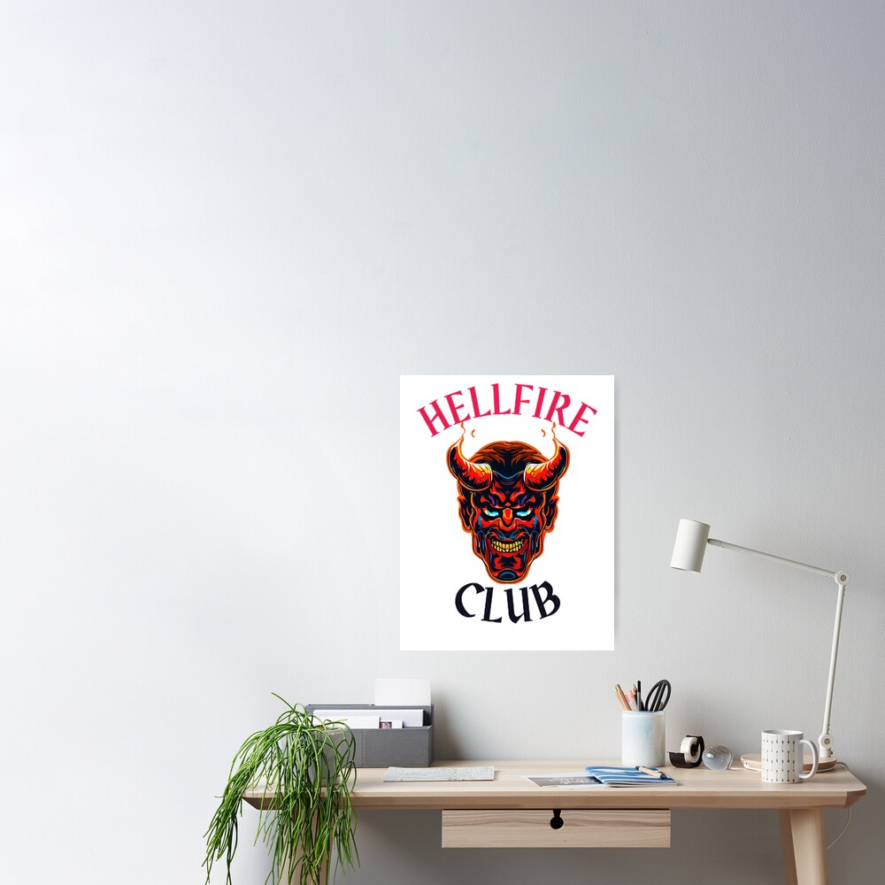 HELLFIRE CLUB Stranger Things  Poster for Sale by PetShopShirts