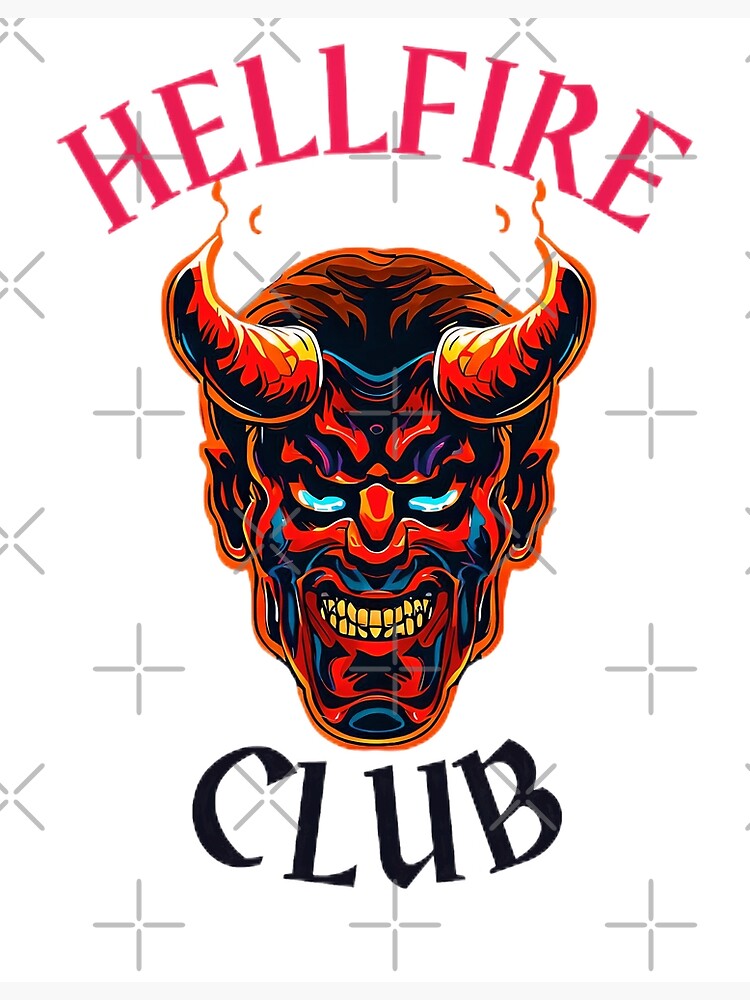 HELLFIRE CLUB Stranger Things  Poster for Sale by PetShopShirts