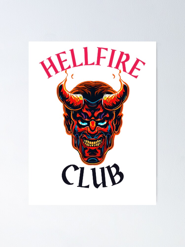 HELLFIRE CLUB Stranger Things  Poster for Sale by PetShopShirts