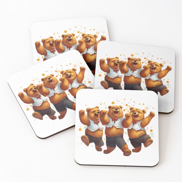 Item preview, Three Funny Dancing Bears designed and sold by LilyBell6.