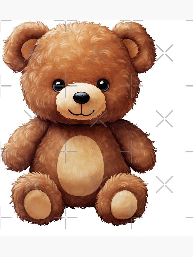 oso pardo oso de peluche caricatura