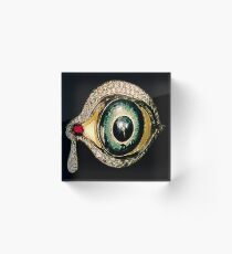 Dali Crying Eye Acrylic Block