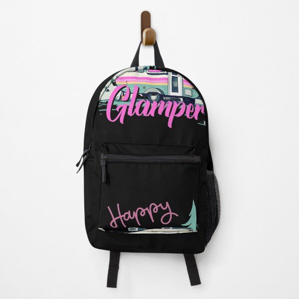 Item preview, Vintage Women's Happy Glamper Camping Funny designed and sold by YBsahadow.