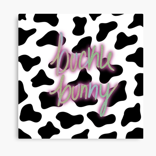 Purple Cow Print Sticker by Buckle Bunny