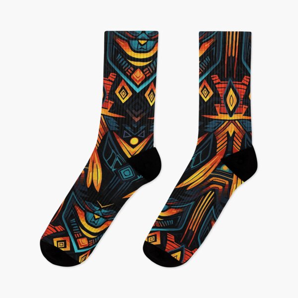 Item preview, Futuristic Tribes: A Fusion of Patterns and Technology Design Collection designed and sold by KaonDesign.