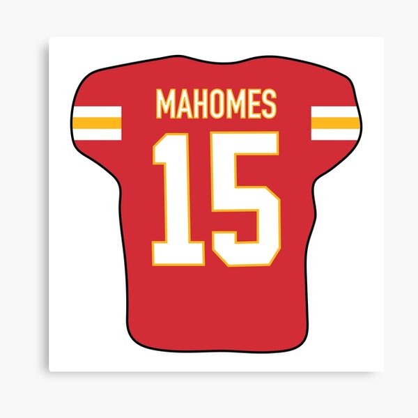 Patrick Mahomes Jersey Sticker for Sale by cbaunoch