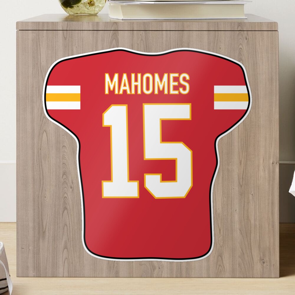 Patrick Mahomes Jersey' Sticker for Sale by cbaunoch