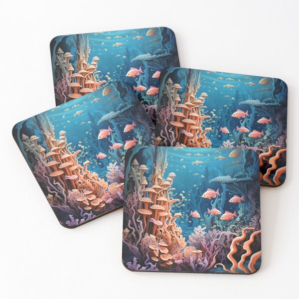 Item preview, Underwater Scene  designed and sold by ArtbyAiGallery.