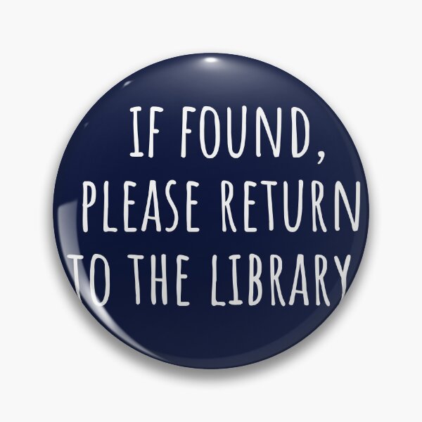 Item preview, If Found Please Return To The Library designed and sold by EverAfterStudio.